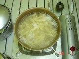 お昼は昨日の手作りうどん〜