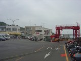 フェリー岸壁にて