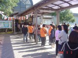 トイレに大行列〜